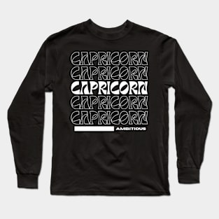 Capricorn Zodiac sign Long Sleeve T-Shirt